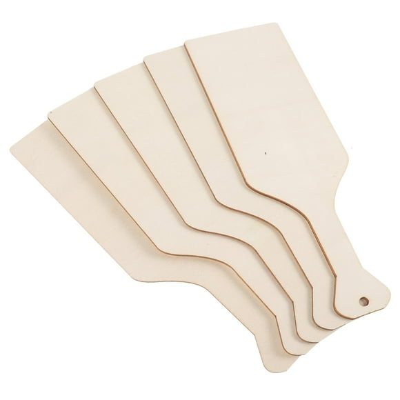 5 Pcs Mini Wooden Cutting Board with Handle Craft Dining Table Decor for Kitchen Home Cooking Butcher Block