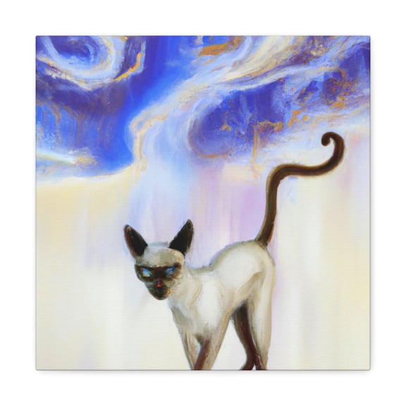 Siamese Abstraction Dance - Canvas