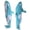 Sky blue, variant on Wearable Whale Blanket Onesie for Adult Hoodie Super Soft Comfortable Whale Costume Animals Sleeping Bag