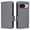 Gray, variant on ELEHOLD Wallet Case for Google Pixel 10 /10 Pro, Shockproof Leather Flip Folio Kickstand Case with Wrist Strap and Card Slots,Darkblue