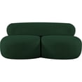 thumbnail image 5 of Meridian Furniture Venti Green Boucle Fabric Loveseat, 5 of 20