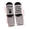 thumbnail image 2 of De Calcetines De Algodón Divertidos Para Hombres Y Mujeres, Calcetines Deportivos Informales Con Frase Alemana Wenn Du Das Lesen Kannst, Novedad, Calcetines Para Equipo, Regalos De Navidad 2 Pares Sweethay HA039079-00, 2 of 6