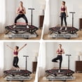 thumbnail image 5 of EAST MOUNT Foldable Trampoline Indoor, Folding Rebounder Trampoline for Adults with Handles, Stable & Quiet, Indoor Outdoor, Whole-Body Workout & Relaxation at Home-42IN, 5 of 8