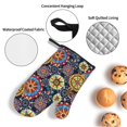 thumbnail image 4 of Oven Mitts and Pot Holders 4 Piece, Colorful Compasses High Heat Slip Resistant Oven Mitt and Trivets Set Kitchen Oven Glove Pot Holders for Cooking Baking Grilling, 4 of 7