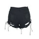 thumbnail image 5 of Pantalones Cortos Para Mujer Pantalones Cortos de Mezclilla Rasgados Correas de Vendaje Ultra Cortas Club Nocturno Pantalones Calientes Odeerbi ODB156844, 5 of 7