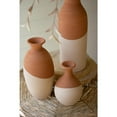 thumbnail image 2 of SET OF THREE IVORY DIPPED CLAY VASES, 2 of 8