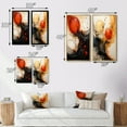 thumbnail image 4 of Designart "Earthly Conversations Dynamic Shapes VI" Abstract Shapes Framed Wall Art Set Of 2 - Transitional Black Gallery Wall Frame Set For Home Decor, 4 of 6