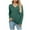 Green, variant on Your-Sty Womens Long Sleeve T Shirts V Neck Soft Basic Tee Loose Fit Casual Tops Fashion Top