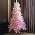 thumbnail image 5 of Small Christmas Tree, 4FT Artificial Tabletop Mini Christmas Tree for Office, Desk, Indoor, Outdoor, Holiday Xmas Party Decoration, Not Pre-lit Lights, Easy Assembly, Pink, 5 of 6