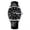 Silver black leather, variant on Men Rhinestone Calendar Week Multifunctional Vintage Wristwatch Analog Automatic Self-Winding Mechanical Stylish Wrist Watch Steel or Leather Band Sapphire Waterproof Luminous Business Clock