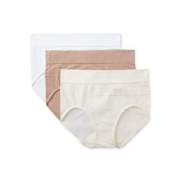 Blissful Benefits by Warner's - Women's Seamless Brief Panty 3 Pack, Style RS1503W - Walmart.com