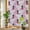Pink, variant on Cute Halloween Privacy Window Film, Decorative Stained Glass Window Film, Spooky Pumpkins Fall Bat Cat Witch's Hat Resuable Rainbow Static Cling for Home Bathroom Living Room Glass Door 17.7"x78.7"