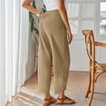 thumbnail image 6 of SUNBS Women Barrel Wide Leg Sweat Pants Soft Blend with Pockets Drawstring for Casual, 6 of 9