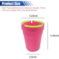 thumbnail image 2 of 5PCS Car Glow in the Dark Butt Bucket Ashtray, Portable Self-Extinguishing Smokeless Auto Cup Ash Holder with Lid, Mini Smellproof Cigarette Trash Accessories for Home Truck Office, 2 of 7
