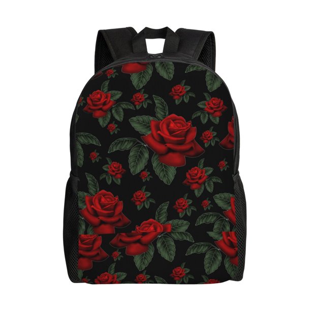 Balery Roses Mochila - Mochila Estilosa y Duradera para Laptop de 15 Pulgadas con Tela Oxford Impermeable