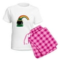 thumbnail image 5 of CafePress - Pot O Gold Rainbow Pajamas - Women's Short Sleeve Print T-Shirt and Pants Light Cotton Pajama Set, 5 of 7
