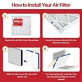 thumbnail image 3 of Filter King 12x26.5x1 Air Filter | 12-PACK | MERV 11 HVAC Pleated A/C Furnace Filters | MADE IN USA | Actual Size: 12 x 26.5 x .75", 3 of 5