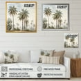 thumbnail image 4 of Designart "Palm Trees By The Beach" Palms & Palm Trees Floater Framed Wall Art Prints, 4 of 5