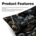 thumbnail image 2 of Motorcycle Covers Set of 2 with Unique Patterns for Bed, Chair Pillow Covers, Decorative Pillows - Available in 16x16, 18x18, 20x20 Inchesfor Various Occasions, 2 of 6