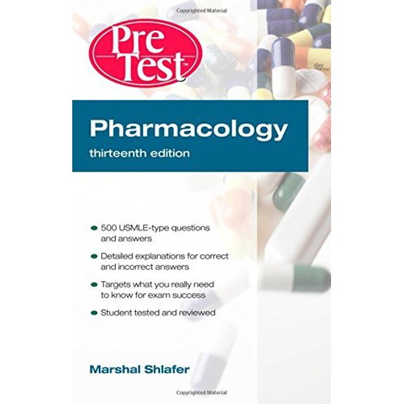 Pre-Owned Pharmacology: PreTest Self-Assessment and Review, Thirteenth Edition (PreTest Basic Science), 9780071313612, 0071313613, Paperback, 13 edition