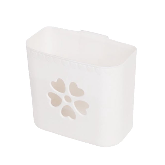 Advancent Soporte para de con forma de corazón, soporte montado en la pared, estante multifuncional colgante Universal, estable Universal de Juegos de accesorios de baño Blanco