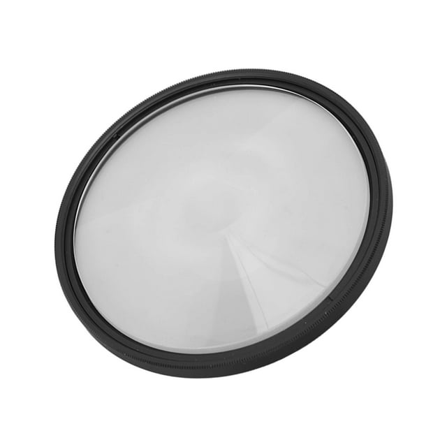 Halo Optical Glass Filter, Spiral Blur Prism, Waterproof Grease Resistant Circular Halo Frame, Stunning Photo Video Effects with for Portrait Landscape Photography, Suitable for