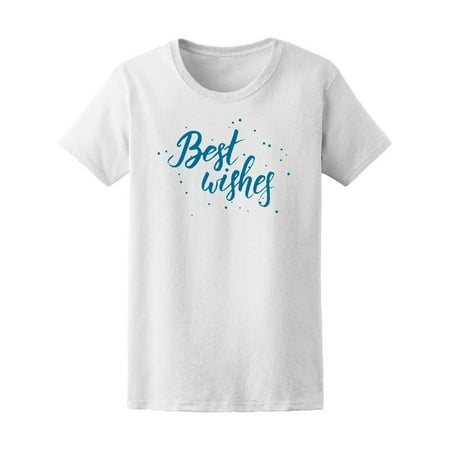 Best Wishes Lettering Tee Women's -Image by