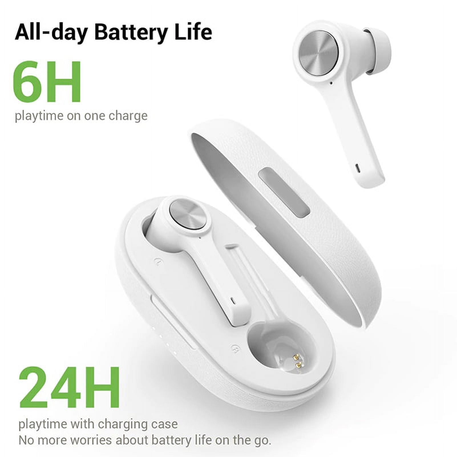 Wireless TWS Earphones for Google Pixel 7/Pro/6a/6/Pro Phones - Earbuds Headphones True Stereo Headset Hands-free Mic Charging Case  Compatible With Pixel 7/Pro/6a/6/Pro Models