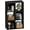 Deep Black, variant on 6 Cube Storage Organizer - Open Cube Bookshelf with 3 Removable Back Panels, Display Storage Bookcase for Living Room, Bedroom, Entrance Hall, Home Office，36" L×11.6" W×24" H, Deep Black