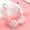 Pink, variant on Cute Cat Ear Headphones Wireless Kawaii Cat Ear Headphones | Gradient LED, Foldable & Lightweight, Cute Pink Design with Rainbow Lights | Ideal for Tablet/PC/TV/Phone, Perfect Birthday or Travel Gift