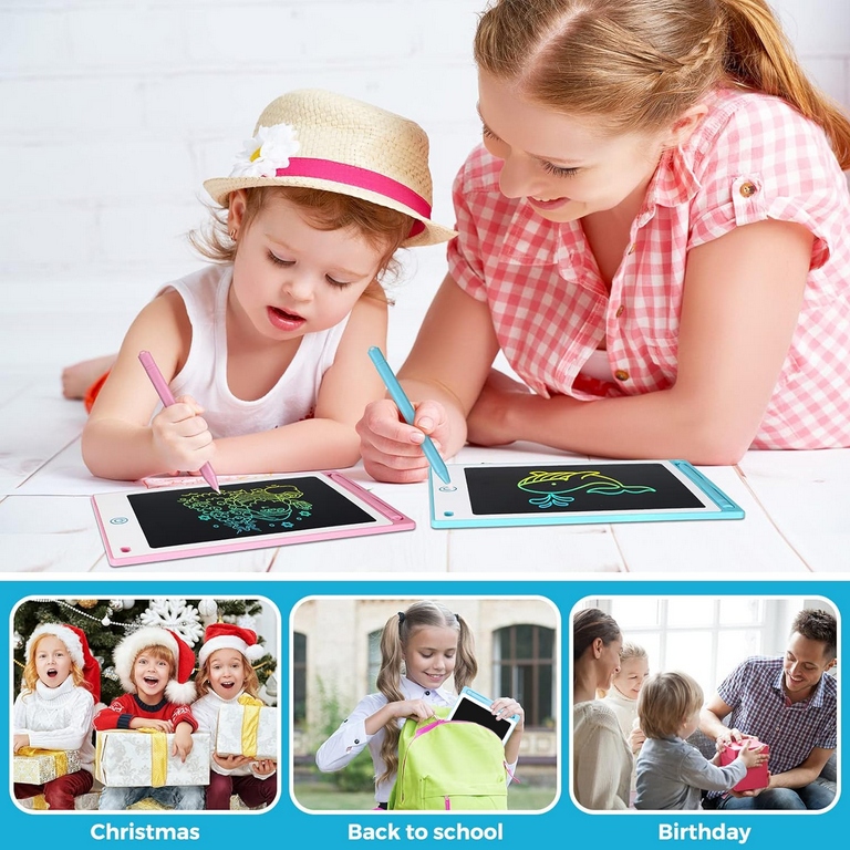 Richgv LCD Writing Tablet, 10 Inch Doodle Board, Pack of 2 photo 4