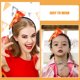 thumbnail image 5 of BRIGHTFUFU 2 piezas Diadema de pizza divertido sombrero loco Halloween Cosplay accesorios de disfraces de Navidad para adultos niños accesorios de decoración de fiesta temática italiana, 5 of 8