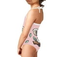 thumbnail image 4 of FOR U DESIGNS Koala Halter Neck Swimwear for Surfing Swimming Quick Dry Beach Swim Bathing Suit for Girls 3-4 Years Old Comfy Pink One Piece Swimsuit Toddler, 4 of 6