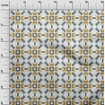 thumbnail image 2 of oneOone Tissu Polyester Lycra Imprimé Géométrique Ikat 1 Yard 56 Pouces de Large, 2 of 4