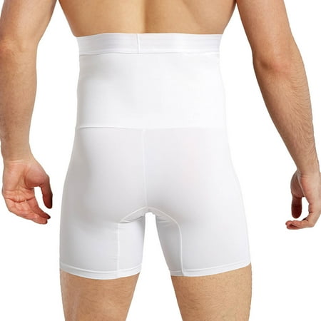 

Dadaria Mens Underwear Boxer Briefs Pack Pants Shaping Pressure Waist Thin Hip Pants Boxer Briefs White XL Male