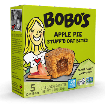 Bobo's Oat Bites,  Based, Apple Pie Stuff'd, 5 Count, 1.3 oz Bars