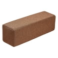 thumbnail image 3 of Cojín de esponja para reposabrazos laterales del sofá con funda extraíble, cojín para reposabrazos con Café, 3 of 9
