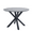 Matte Black, variant on Tcbosik 42" Round Dining Table for 4-6, Modern Dining Room Table with Cross Legs, Leisure Circle Table for Home Office, Easy Assembly, Matte Black