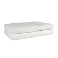 thumbnail image 3 of (6 pack) Mainstays 2 Pack 100% Cotton Premium Bath Sheets Set, Super Soft and Highly Absorbent Basic Solid Premium Cotton Bath Sheets for Bathroom, Hotels, Spa and Gym - White, 3 of 8