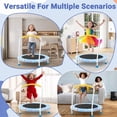 thumbnail image 7 of LIZEVINC 36" Trampoline Indoor Trampoline with Handle,Blue, 7 of 7