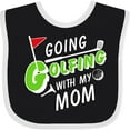 thumbnail image 3 of Inktastic Going Golfing with My Mom Kids Golf Boys or Girls Baby Bib, 3 of 4