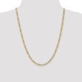 thumbnail image 2 of 10k 4.4mm Semi-Solid Figaro Chain in 10k Yellow Gold, 2 of 3
