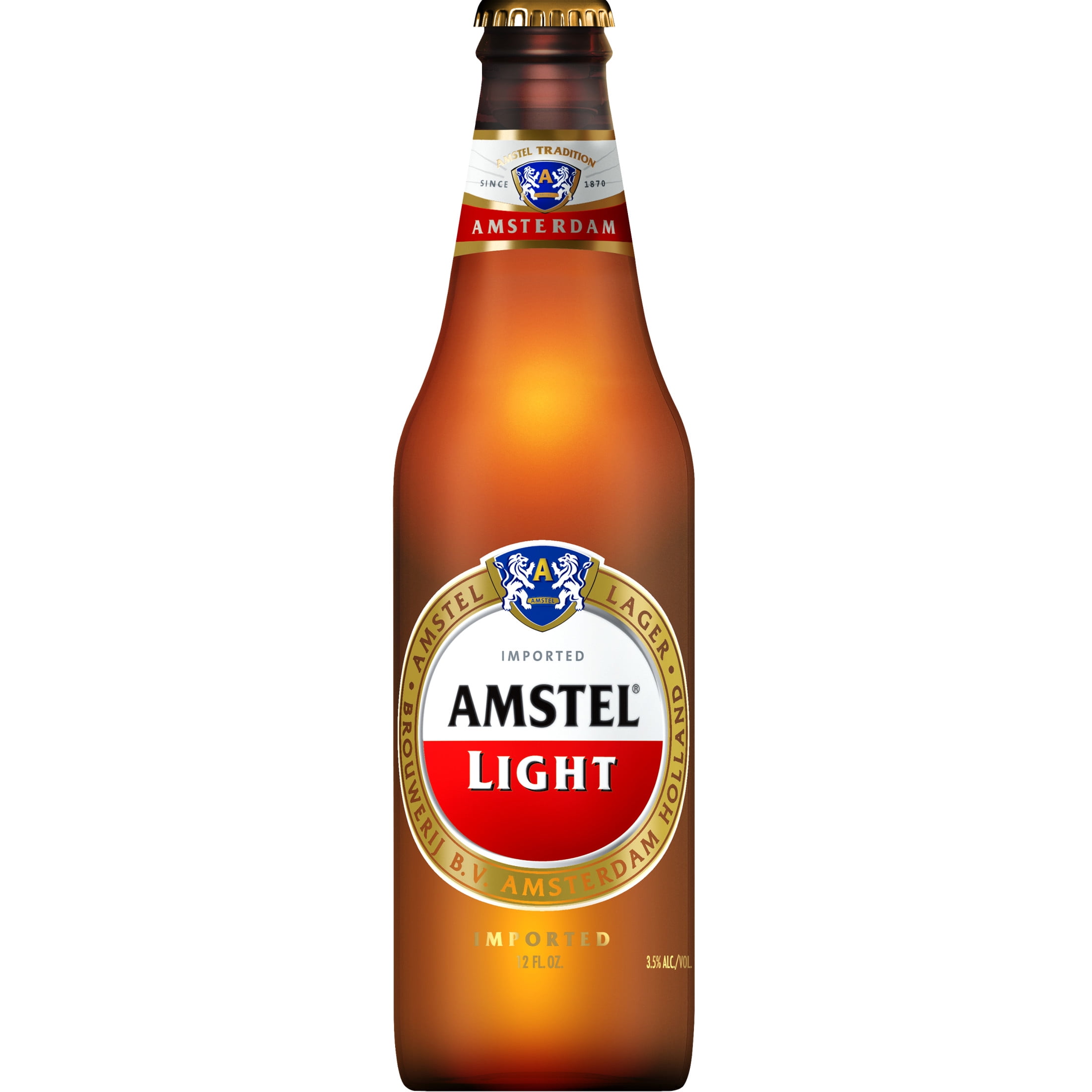 Amstel Light Lager Import  Beer, 12 pack, 12 fl oz Bottles