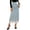 Light Blue, variant on Silk Satin Skirts for Women High Waist Polka Dots Lace Hem Elegant Dressy Casual Midi Skirt Office Work Skirt