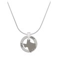 thumbnail image 1 of Delight Jewelry Stainless Steel Texas - Joy Ring Charm Necklace, 18", 1 of 4