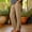 #0117-Khaki, variant on Womens High Waisted Ankle Wide Leg Stretchy Straight Trousers Split Hem Pants Trousers with Pockets