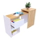 thumbnail image 1 of Escritorio Extensible Maderkit Wengue 40 cm Ancho x 77,8 cm Alto x 140 cm Fondo, 1 of 6