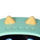 thumbnail image 4 of Mini Cartoon Speaker Multifunctional Cute Cat Ear Design Smart Set Dual Alarm Clocks for Bedroom OfficeGreen, 4 of 4