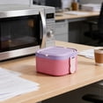 thumbnail image 5 of Plastic Lunch Box Suitable For Microwave Oven Food Grade Square Fresh Keeping Box With Lid For Meal Prep, 5 of 5