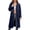 Navy_FF35, variant on Resicozy Long Hoodies for Women Zip Up Oversized Long Sleeve Sweatshirt Winter Hoodie Dress with Pocket Light Purple L